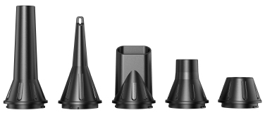 The five included Jet One nozzles